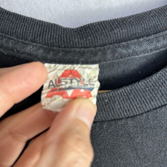 Vintage Marvel Thanos Shirt Mens Large Black Marvel Comic Avengers Alstyle Boxy - Picture 5 of 9